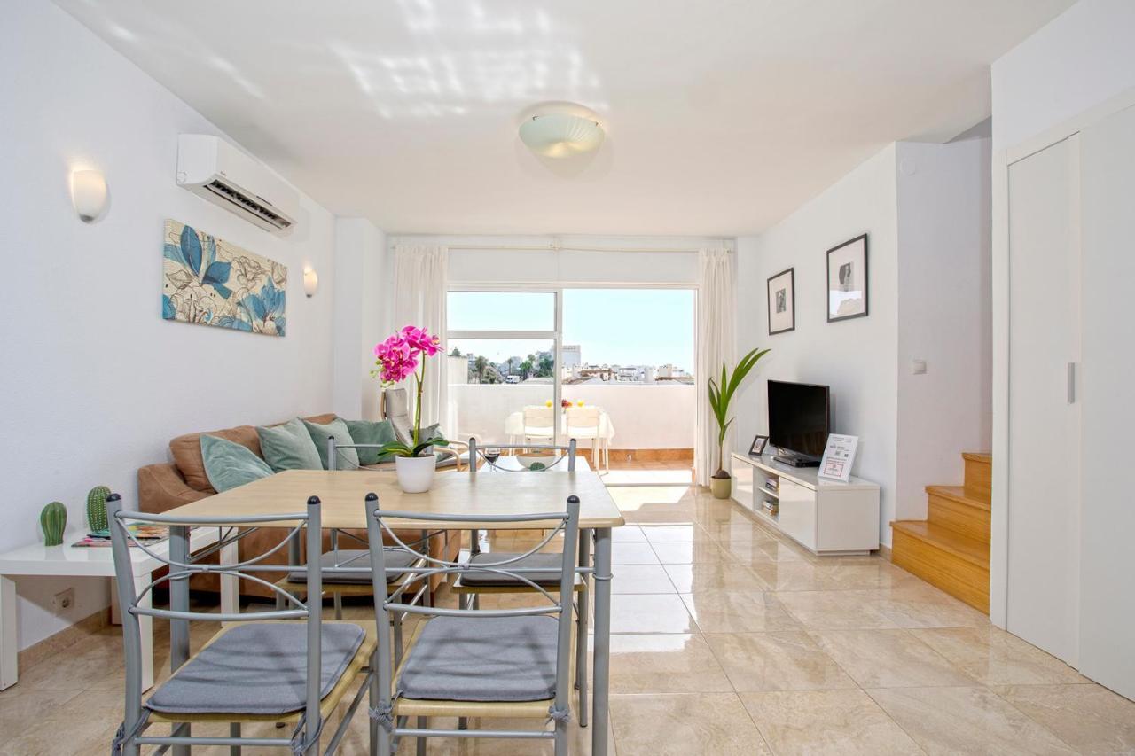 Atico Frente Al Mar - Vistas, Piscina, Terrazas, Parking! Apartman Benalmádena Kültér fotó
